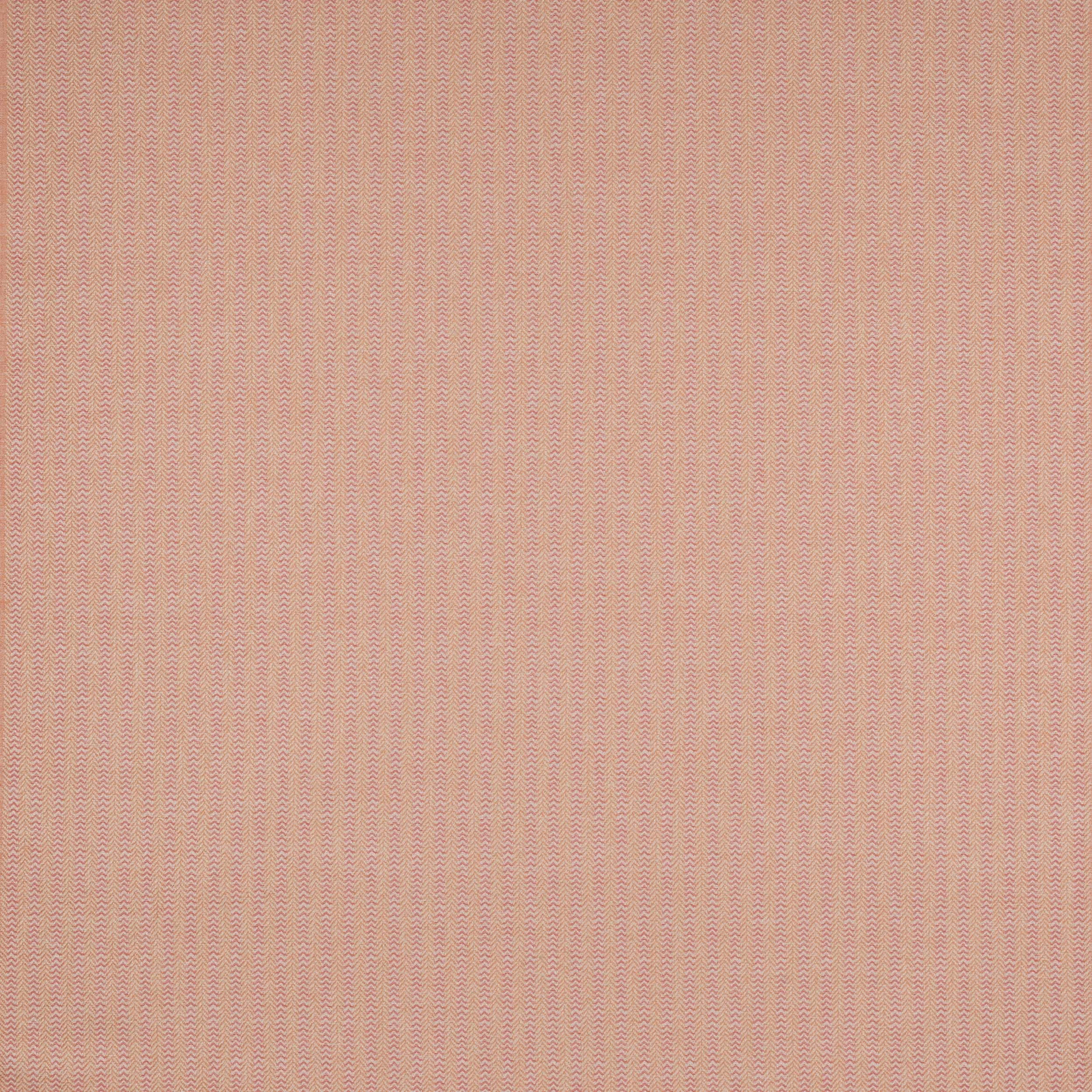 Close-up of a soft robin red-orange woven check fabric with fine texture