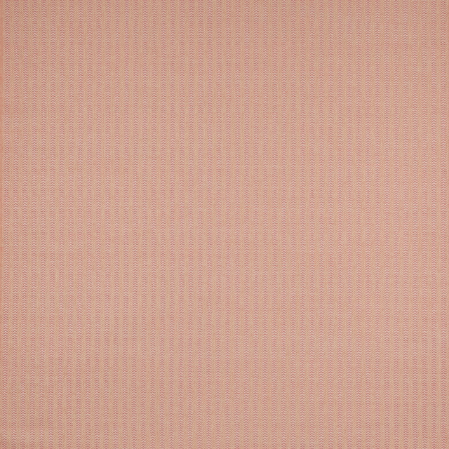 Close-up of a soft robin red-orange woven check fabric with fine texture