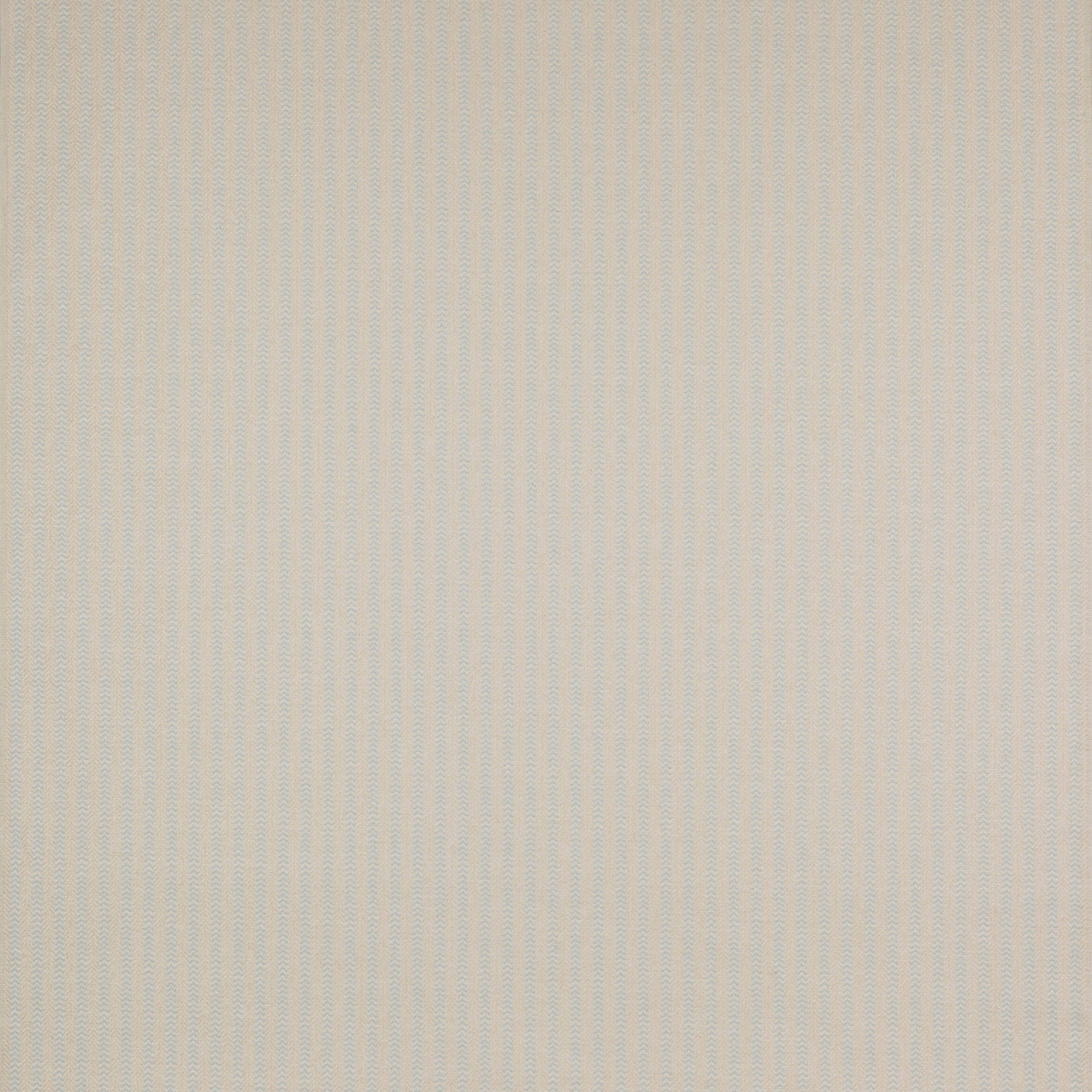 Pale blue fine striped woven fabric with a subtle herringbone texture