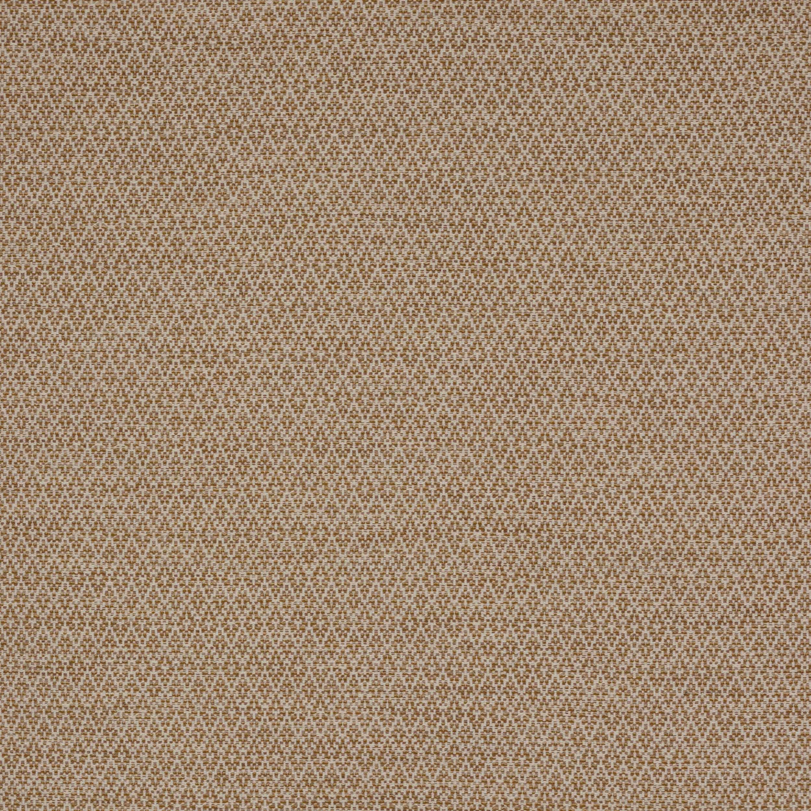Small geometric ochre and tan woven fabric with a fine textured surface