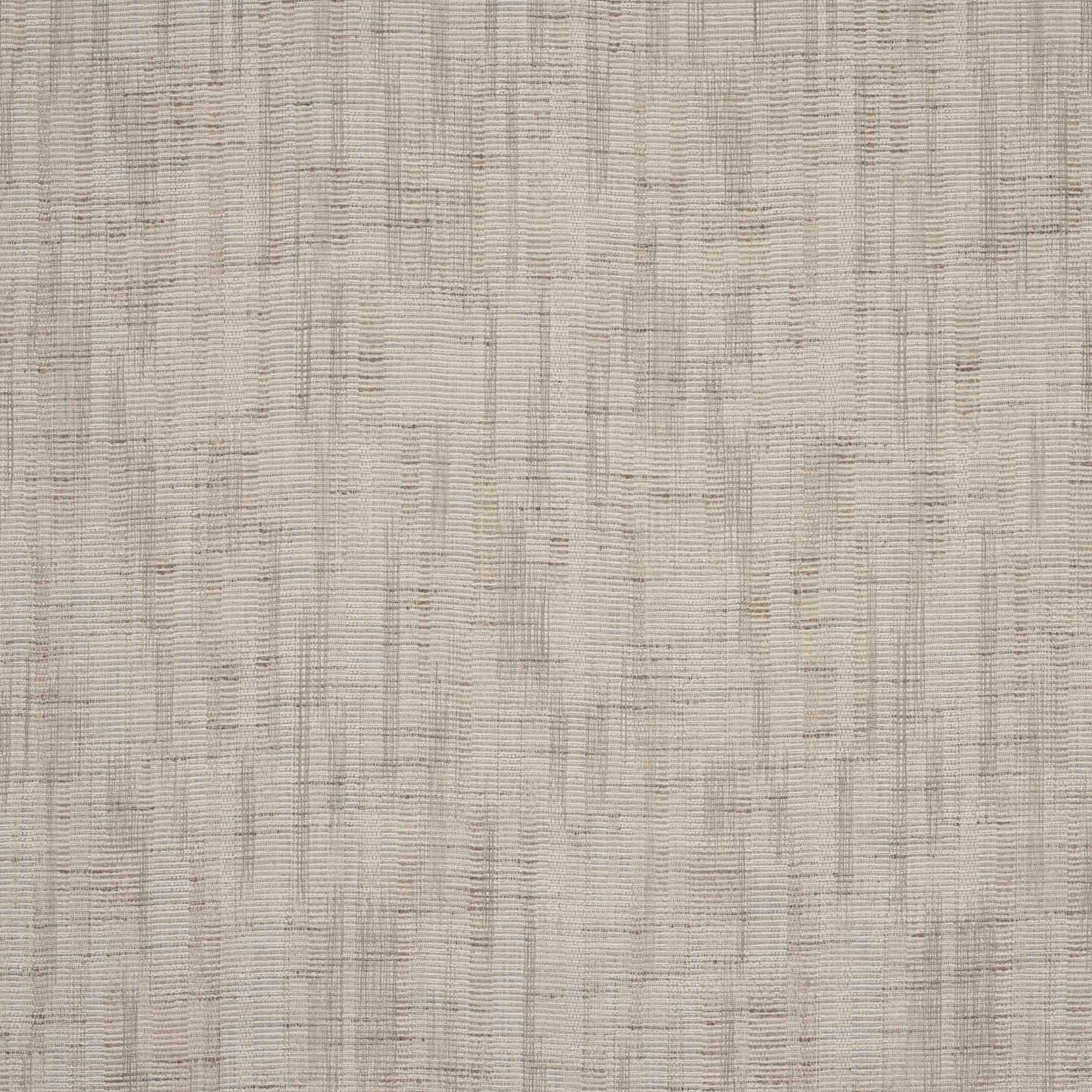 Close-up of a textured sandy beige woven fabric with fine vertical striations