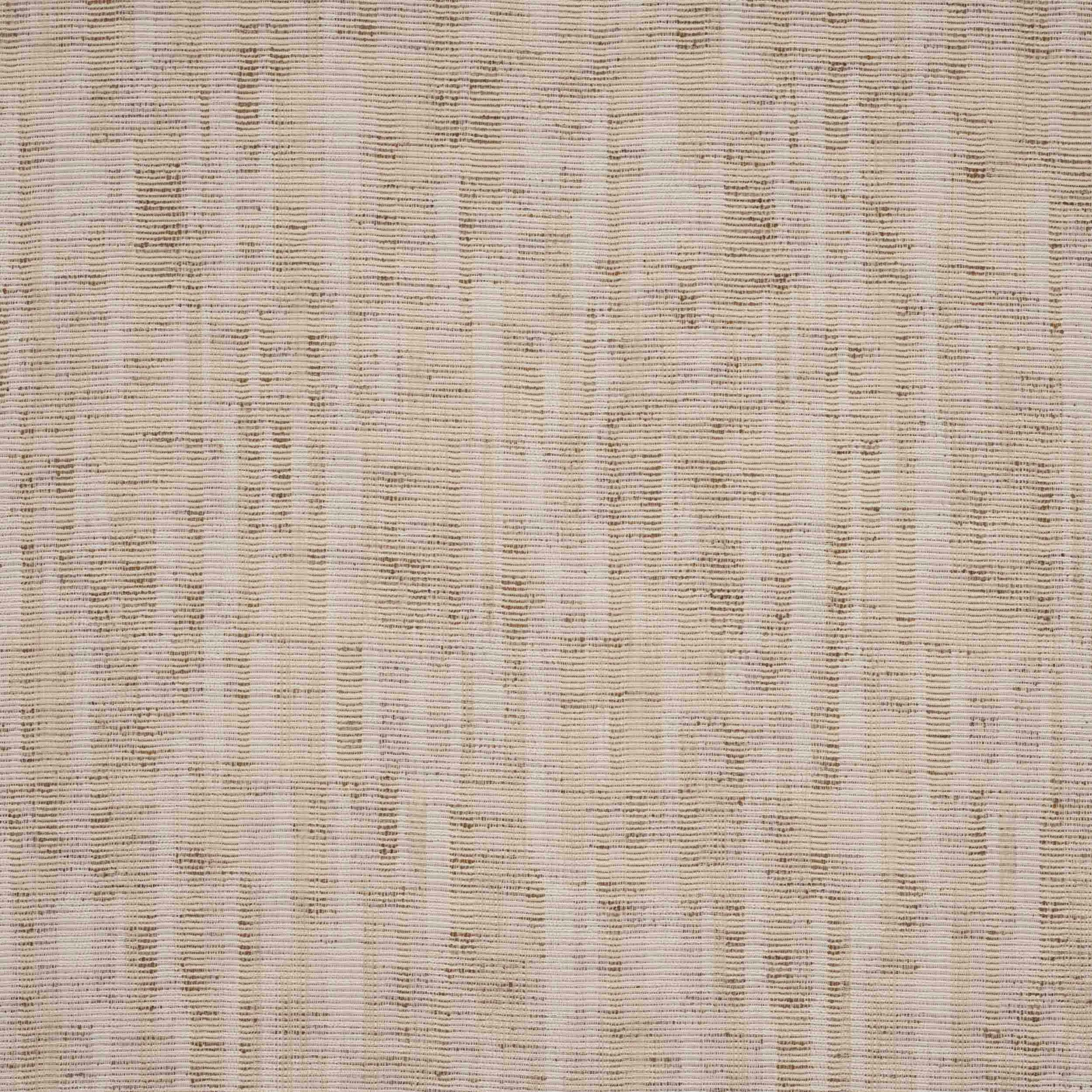 Close-up of warm sand beige woven fabric with subtle vertical striations