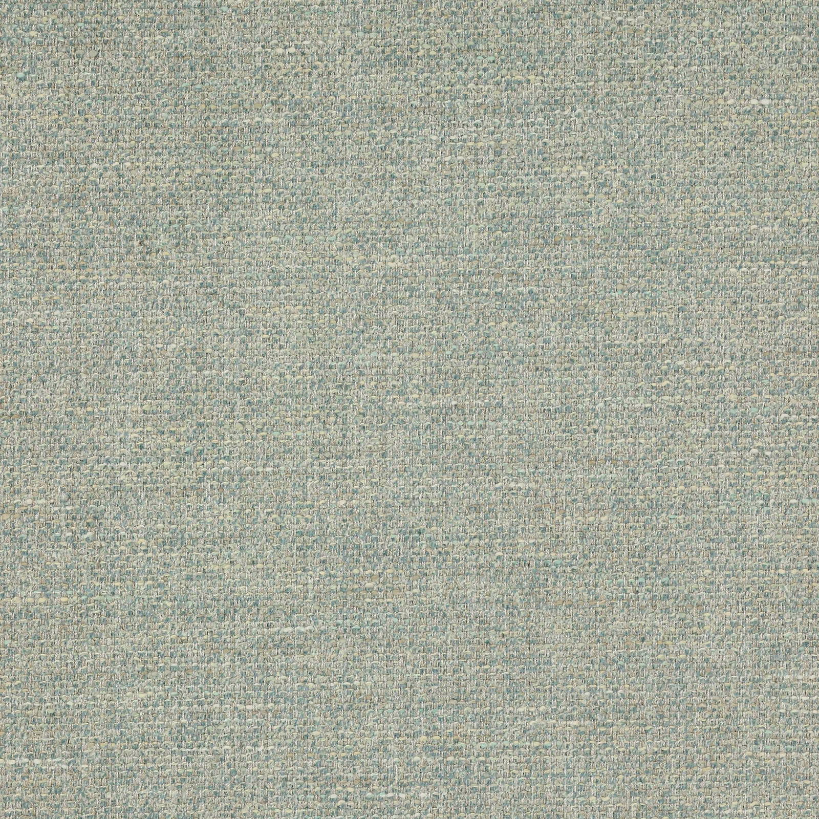 Pale aqua woven fabric with a softly mottled, linen-like texture