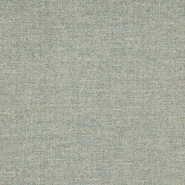 Pale aqua woven fabric with a softly mottled, linen-like texture