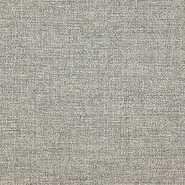 Close-up of a soft pewter grey woven fabric with fine textured flecks