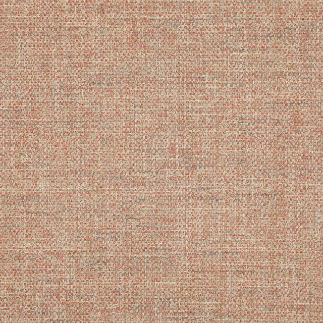 Close-up of a dusty pink textured weave with beige and muted rose flecks