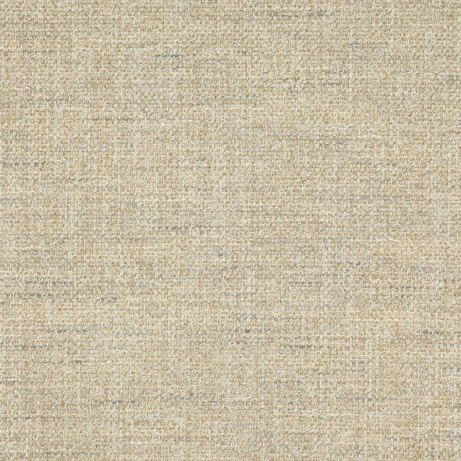 Close-up of a soft sandy beige woven fabric with subtle flecked texture