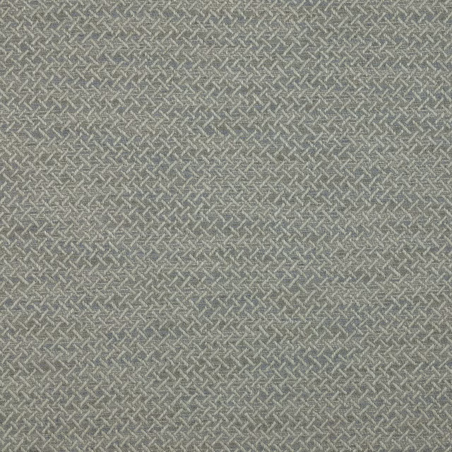 Close-up of muted aqua woven fabric with fine basket texture