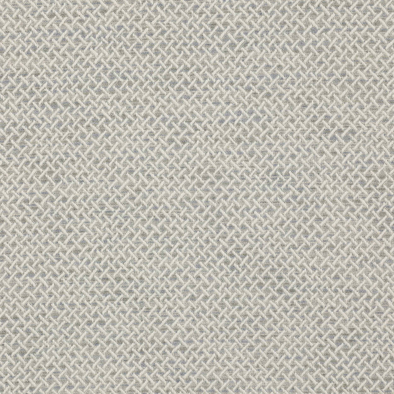 Close-up of a small-scale woven fabric in soft muted blue-grey