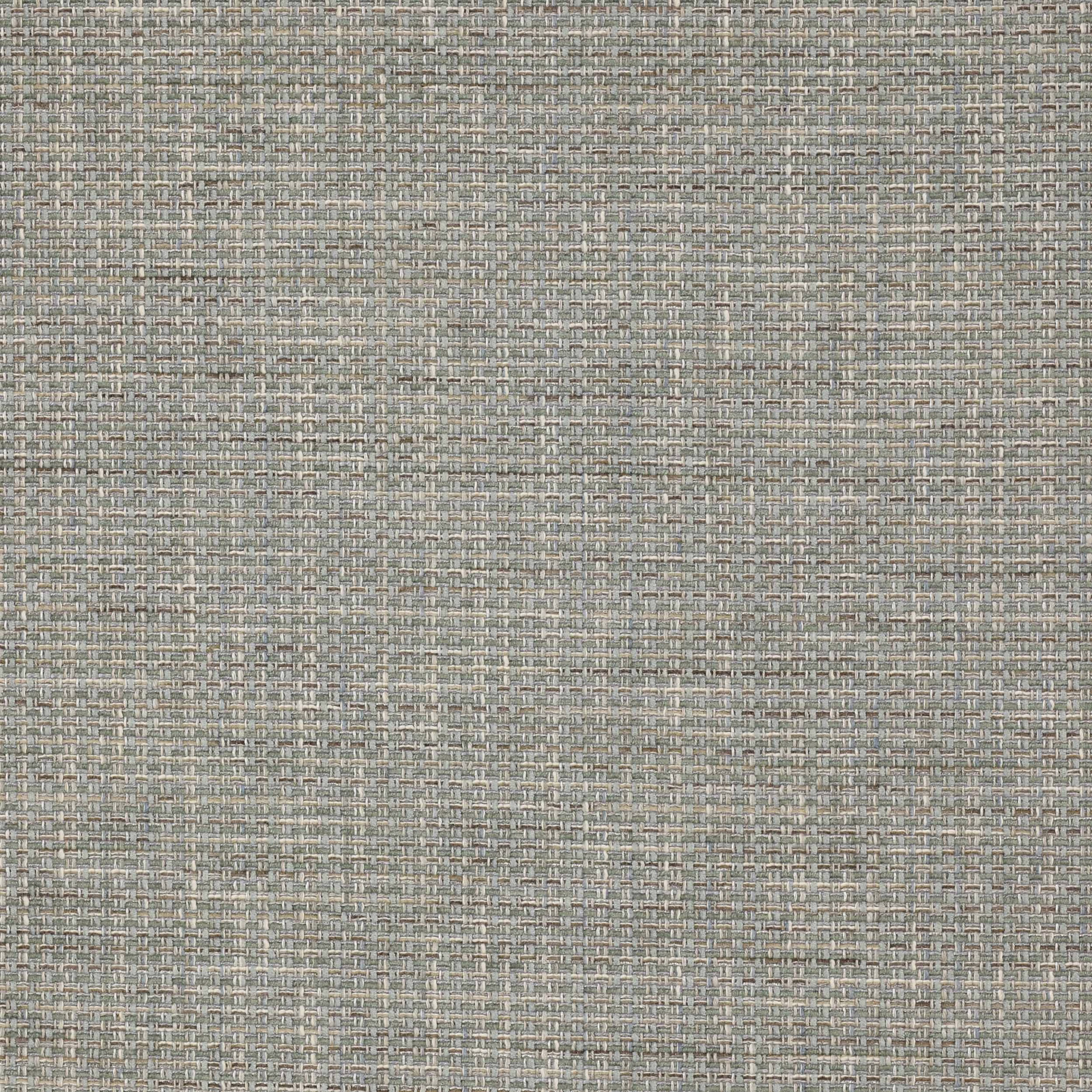 Close-up of Rory Aqua woven fabric in pale aqua and grey basket texture