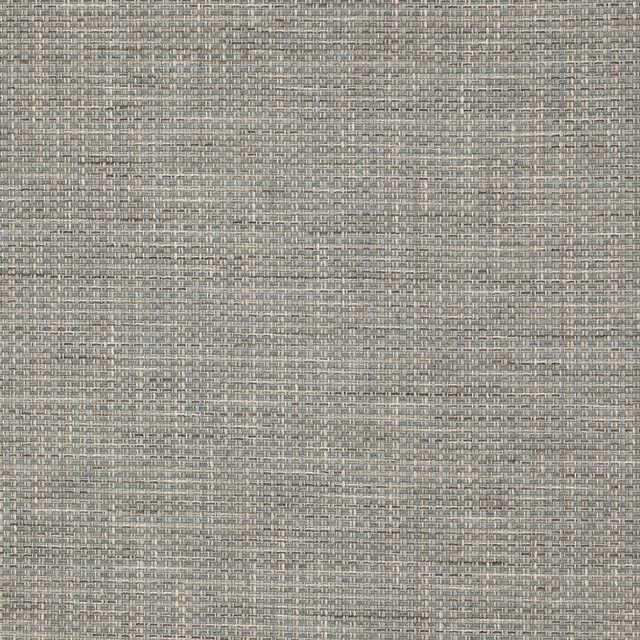Close-up of Rory Aqua woven fabric in pale aqua and grey basket texture