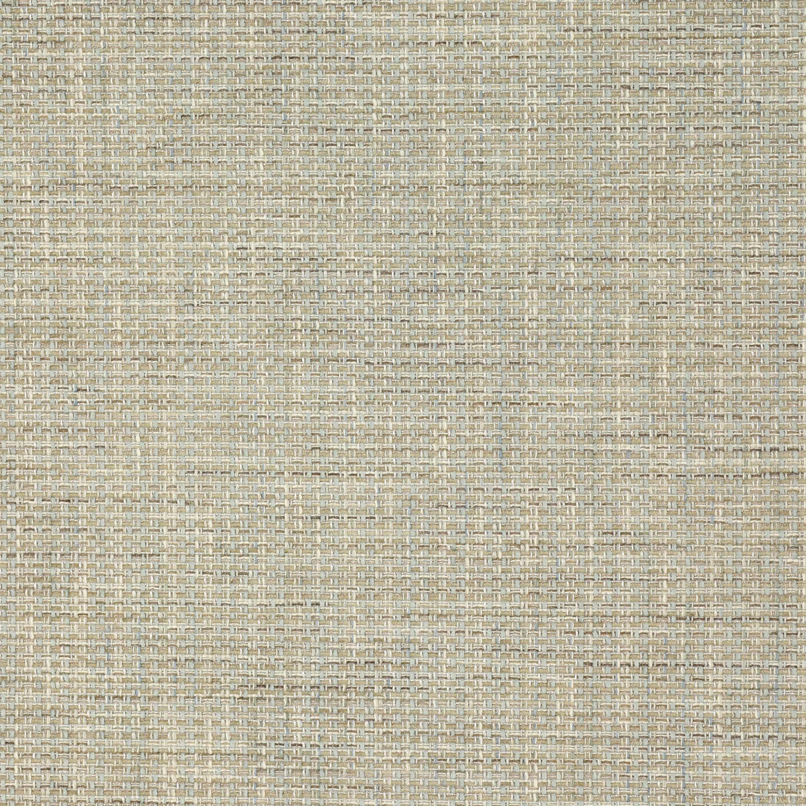 Close-up of pale silver-cream basket weave fabric with fine textured slub