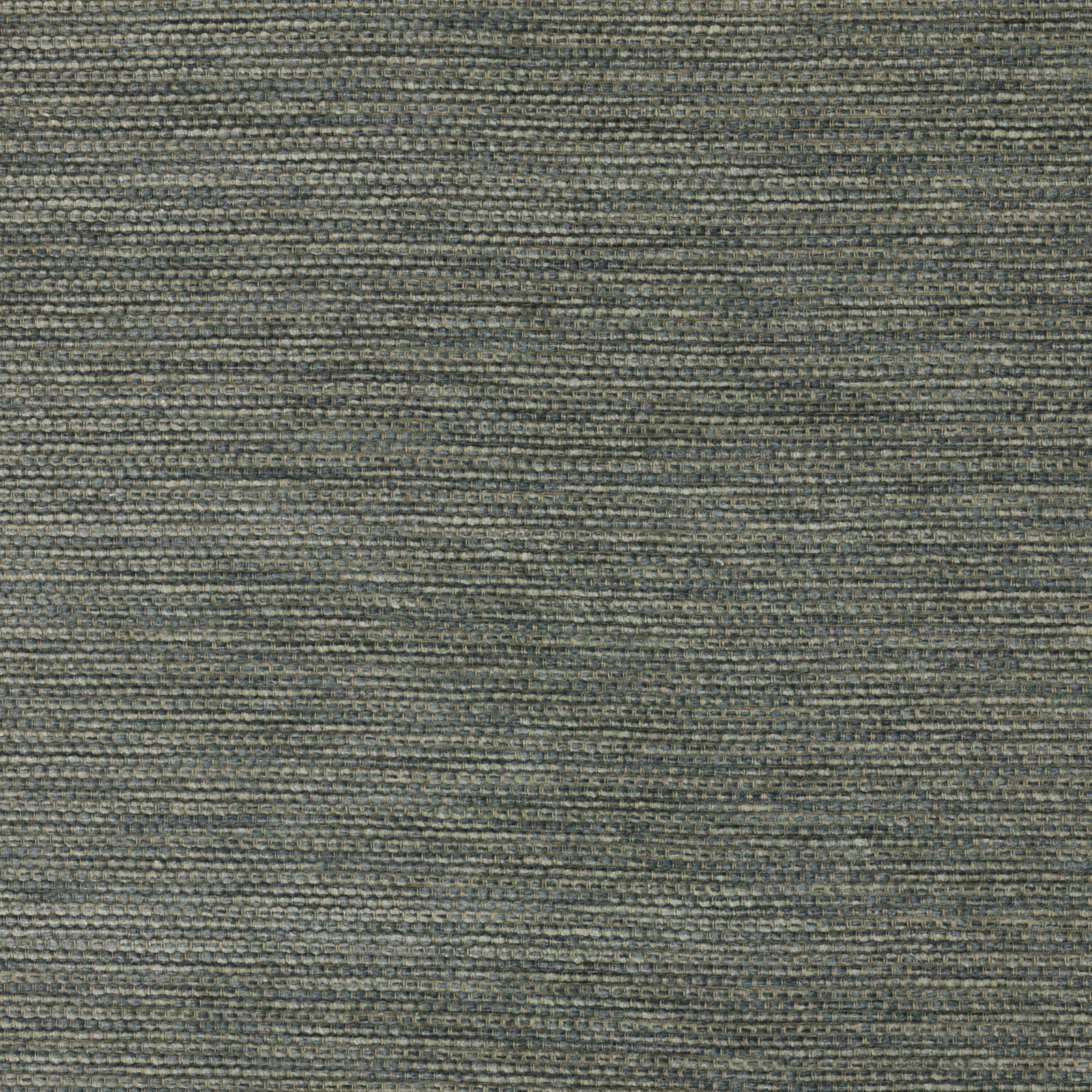 Close-up of muted aqua-green woven fabric with fine horizontal texture