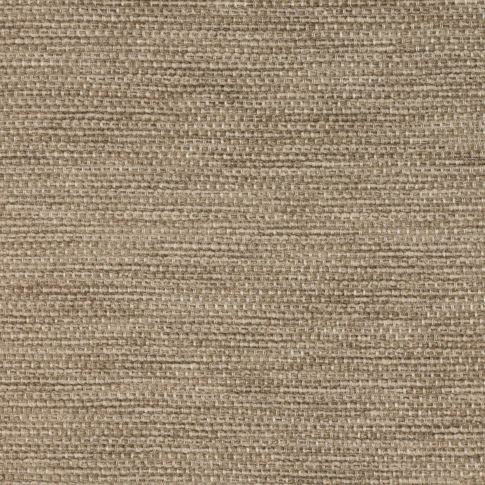 Close-up of warm beige woven fabric with a subtle basket texture