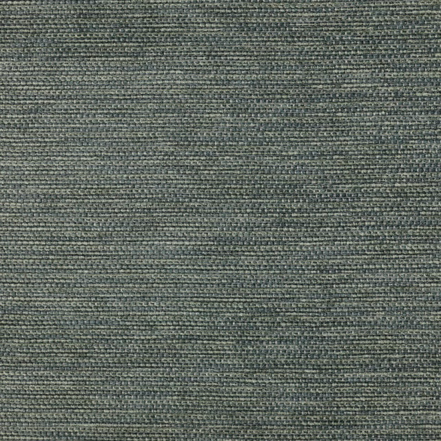 Close-up of muted forest green woven fabric with fine horizontal texture