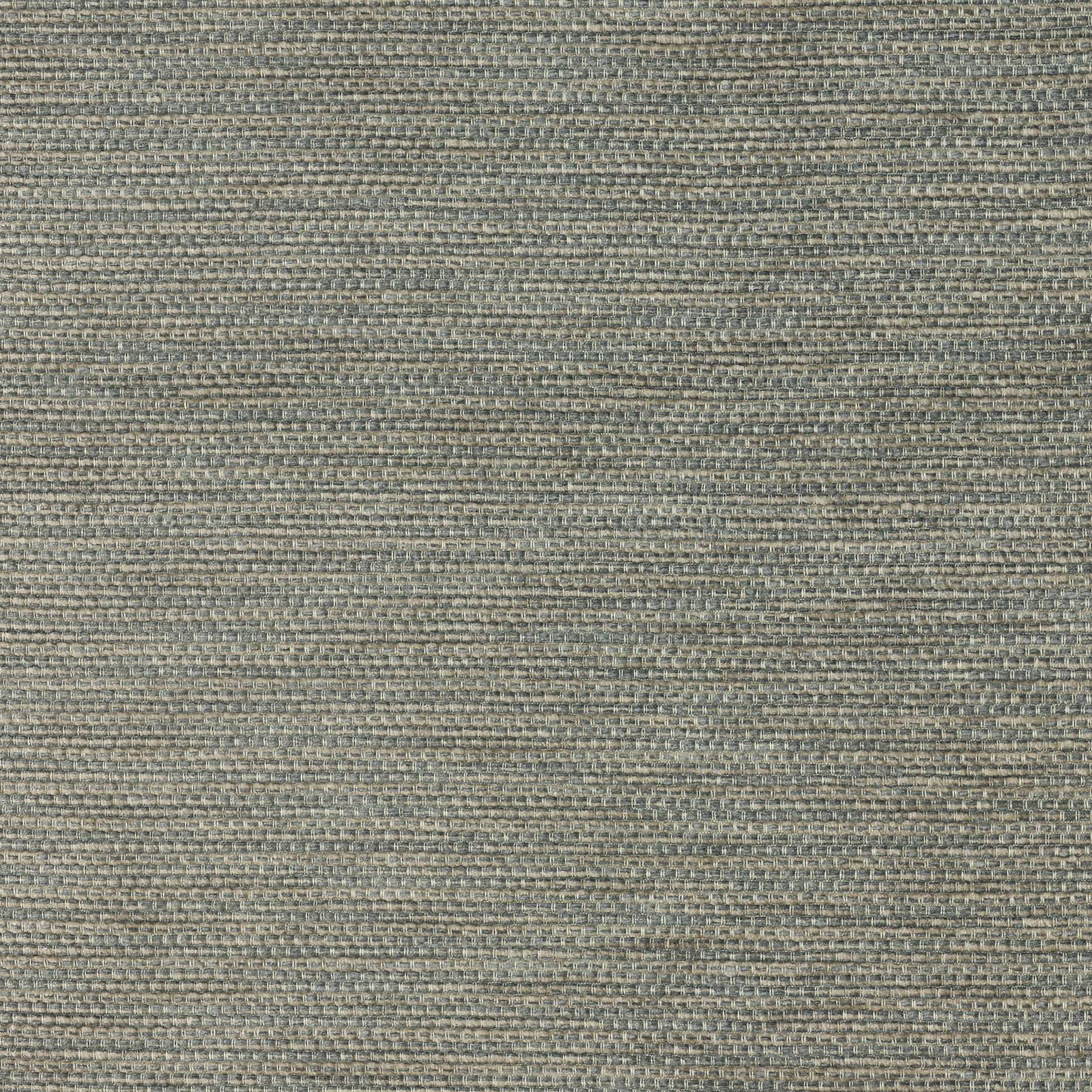 Close-up of a soft blue-grey woven fabric with fine textured basket weave
