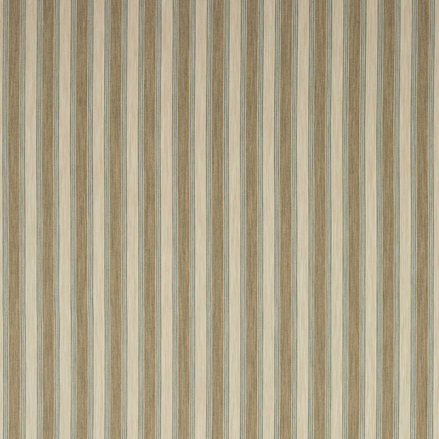 Stone beige and taupe vertical stripe fabric with fine woven texture