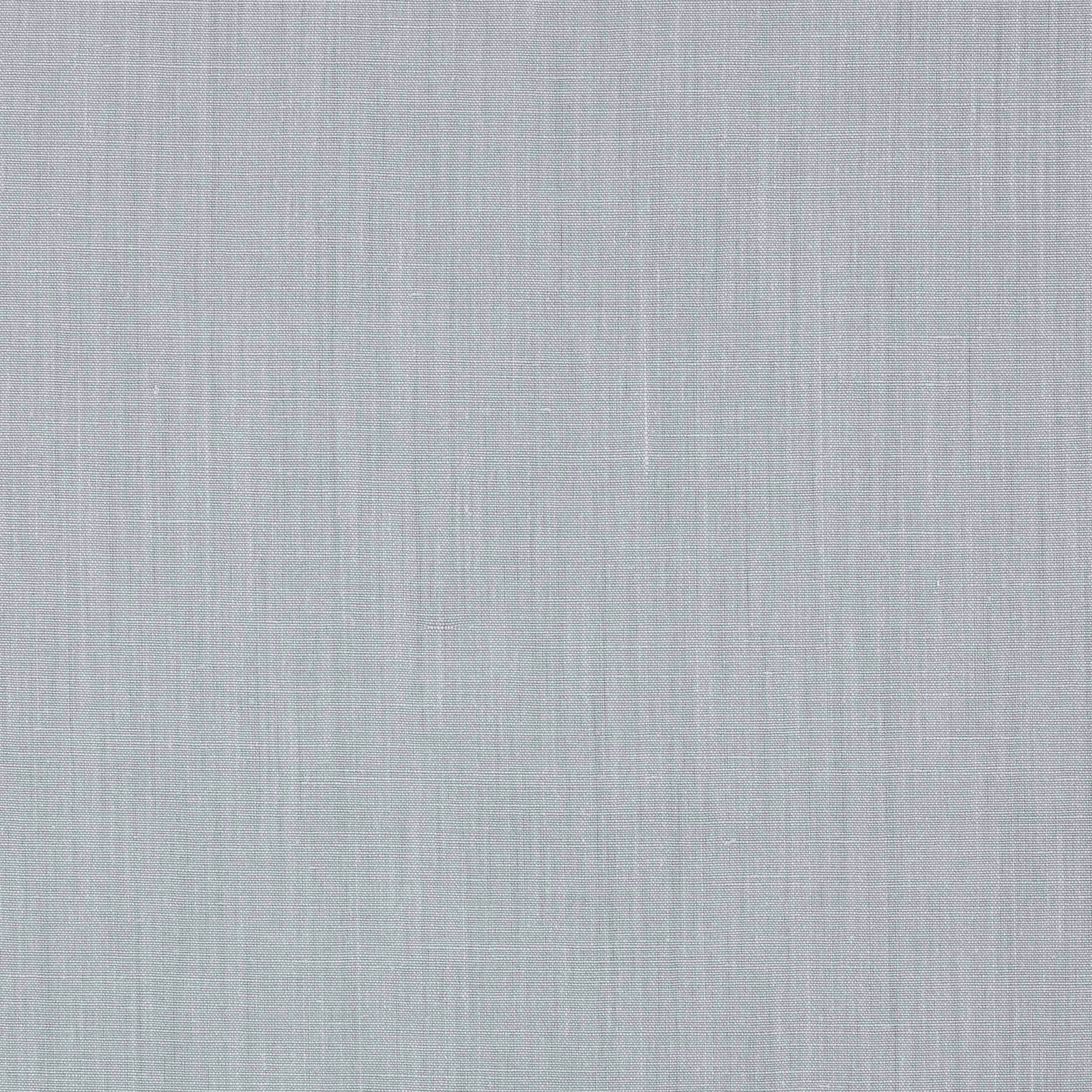 Pale aqua plain-woven linen with subtle slub texture