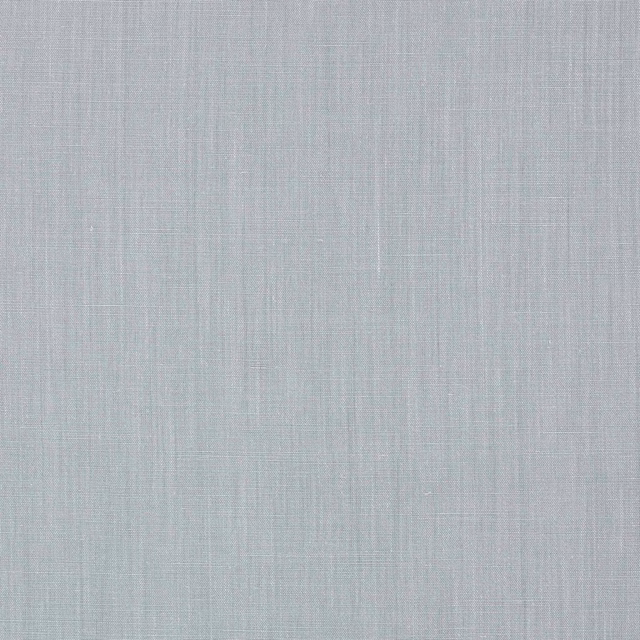 Pale aqua plain-woven linen with subtle slub texture