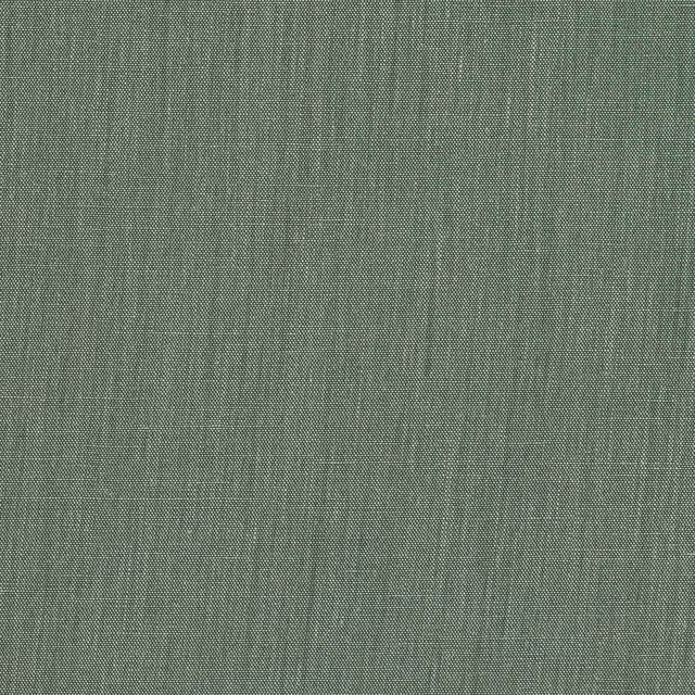 Muted juniper green linen swatch with a fine natural weave