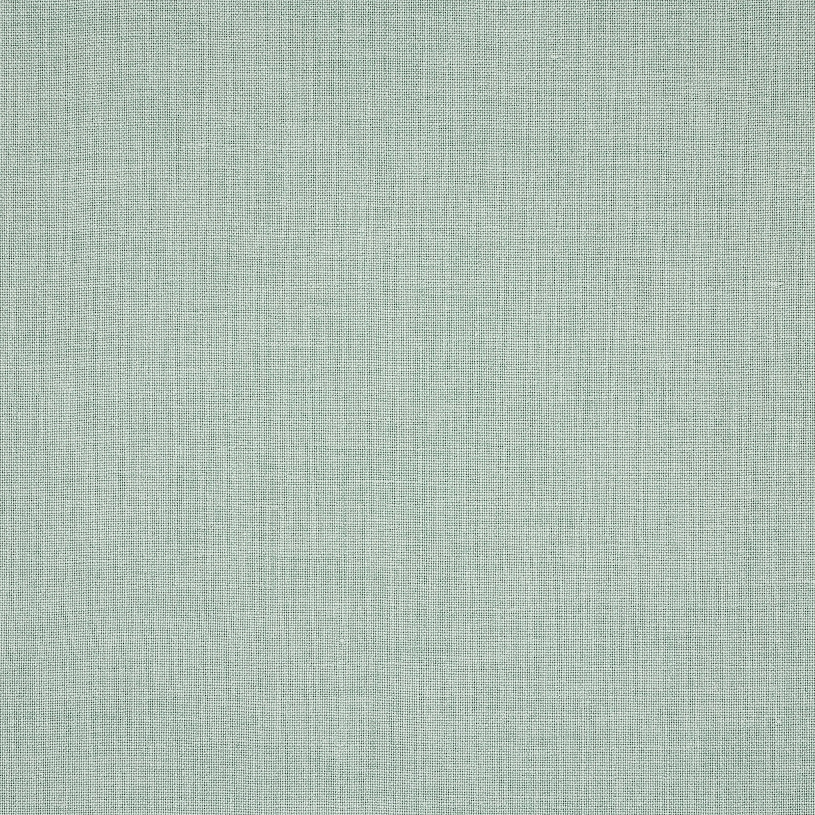 Pale amande green linen swatch with a fine natural weave