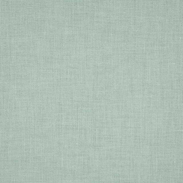 Pale amande green linen swatch with a fine natural weave