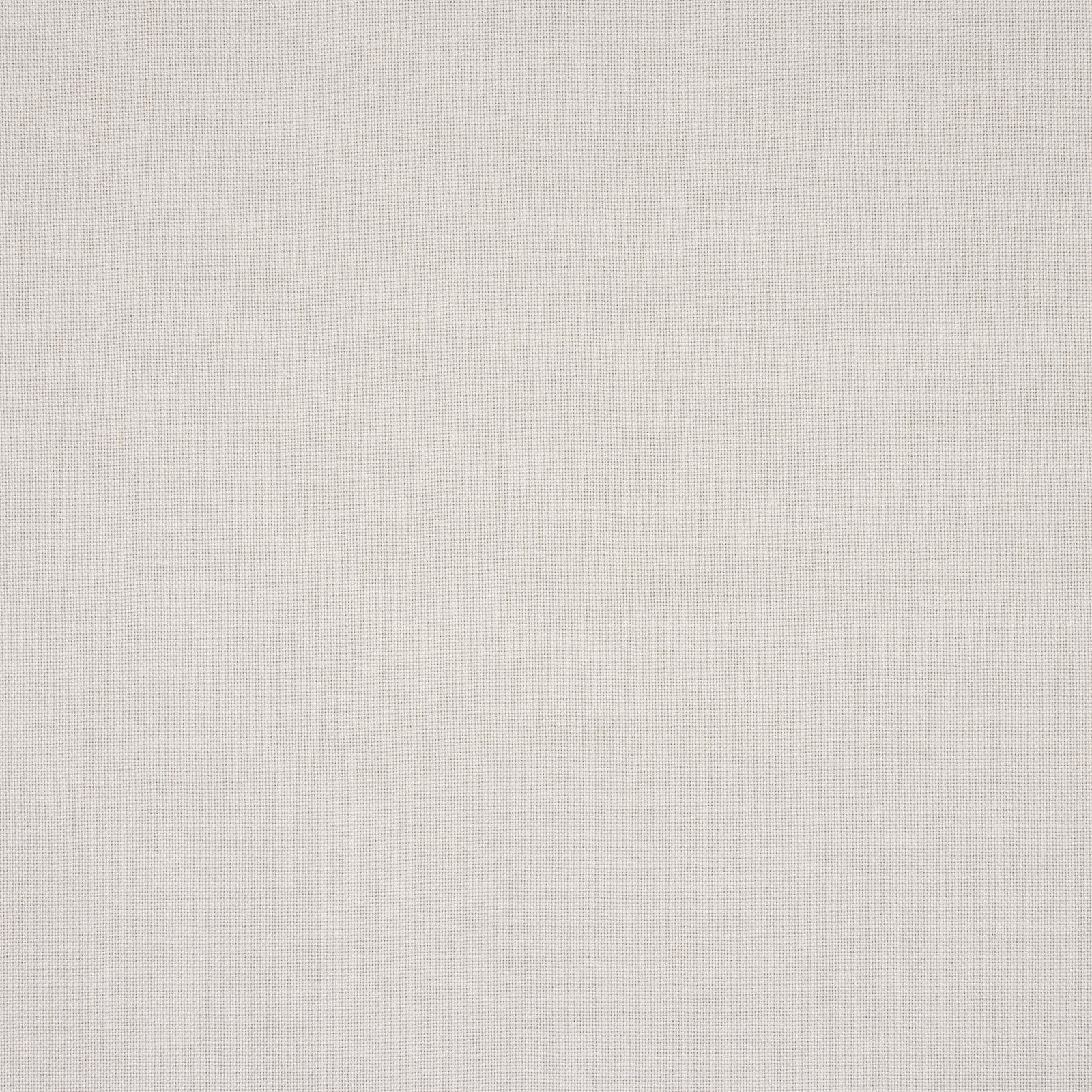 Soft chalk-white linen plain weave fabric with fine natural texture