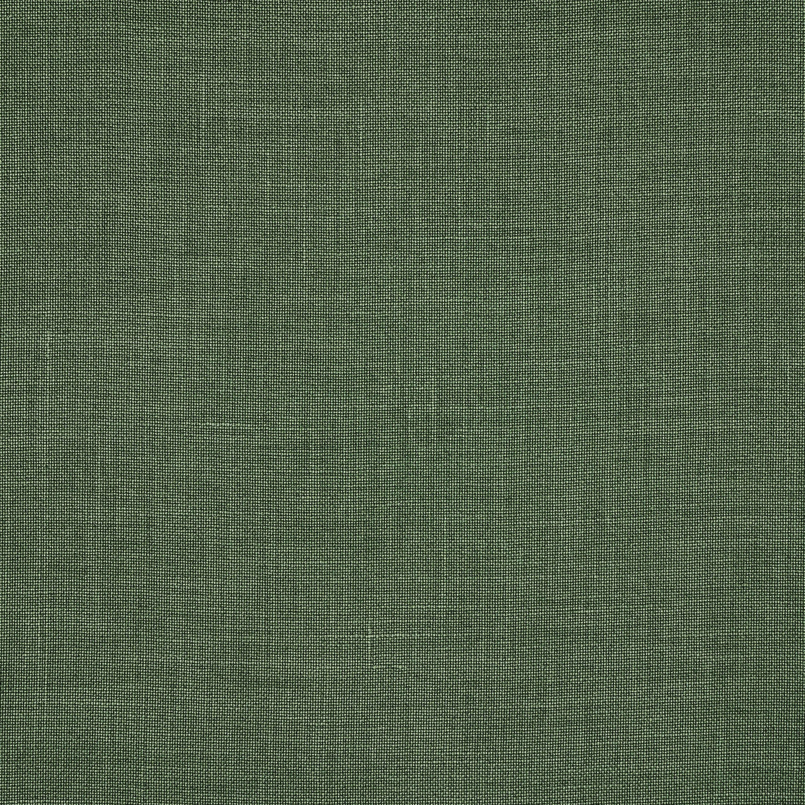 Muted forest green linen fabric with a fine, plain woven texture