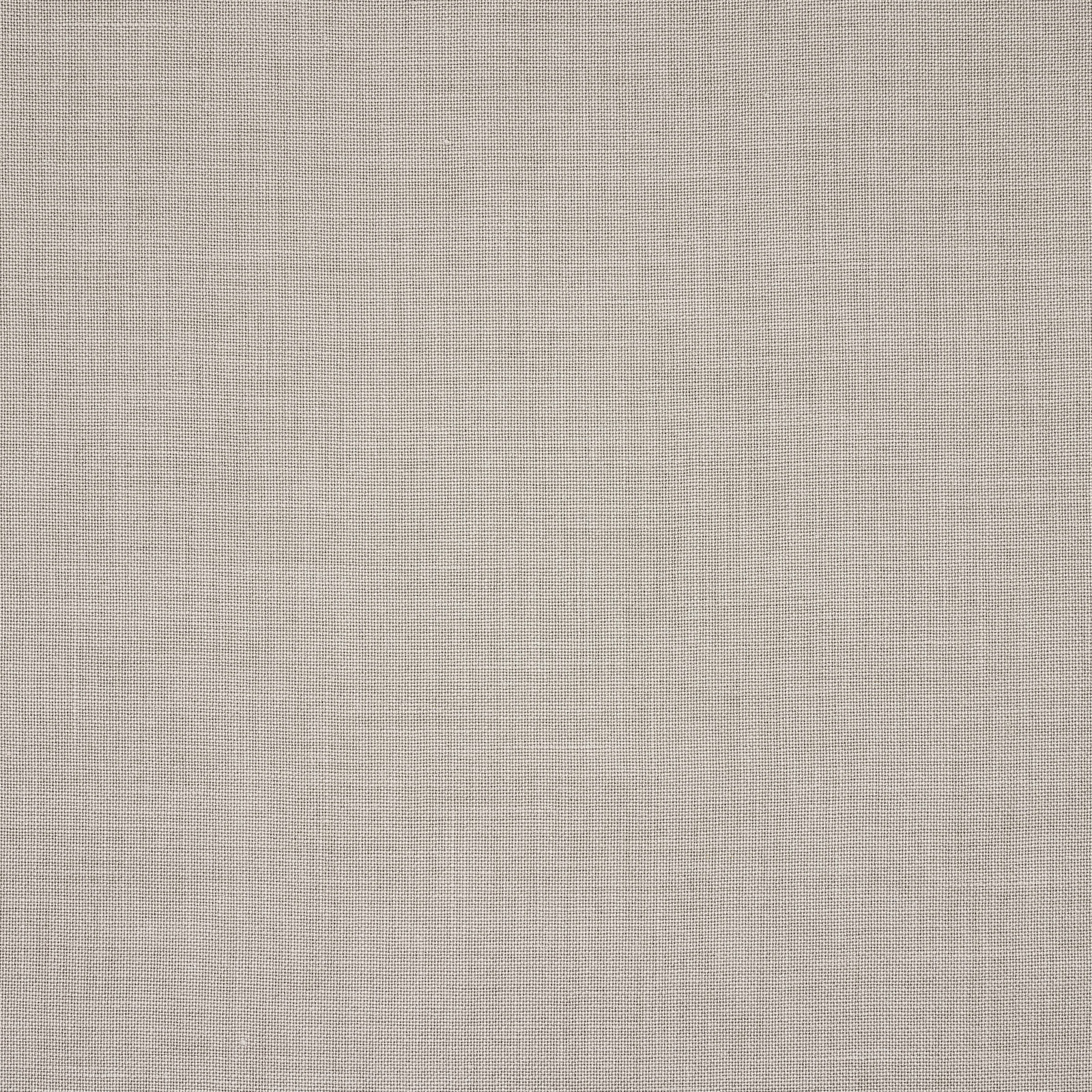 Pale greige plain-woven linen fabric swatch with fine natural texture