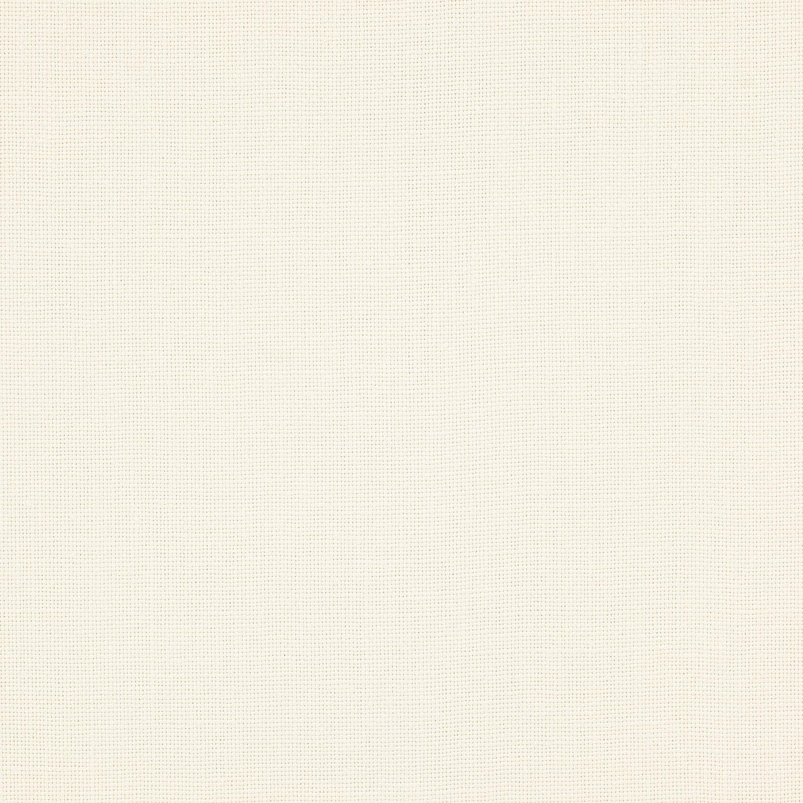 Ivory plain-woven linen fabric swatch with fine texture