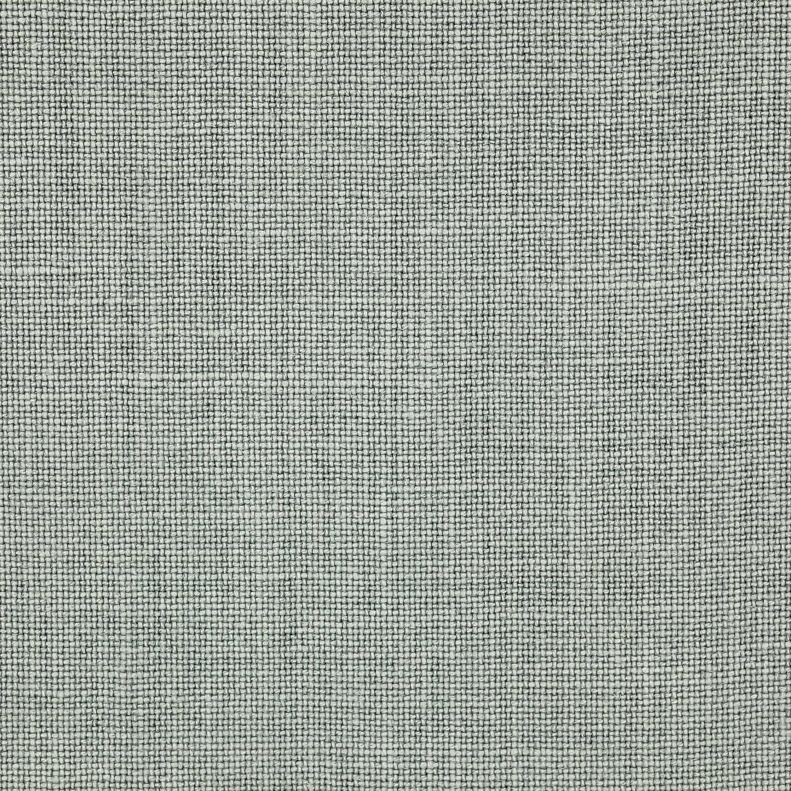 Pale jade green linen fabric with a fine plain weave texture