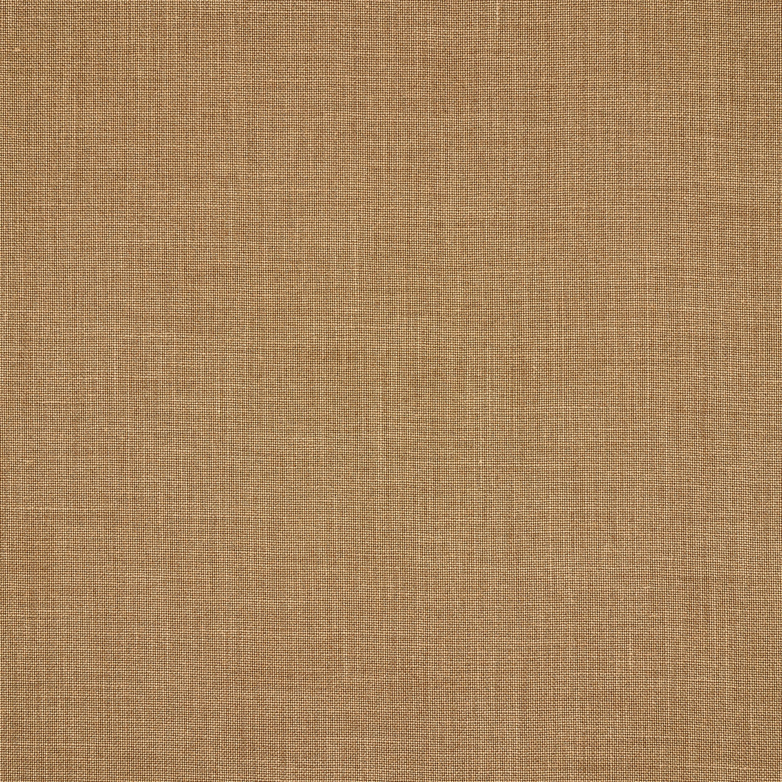 Close-up of warm ochre linen weave with a dry, natural texture