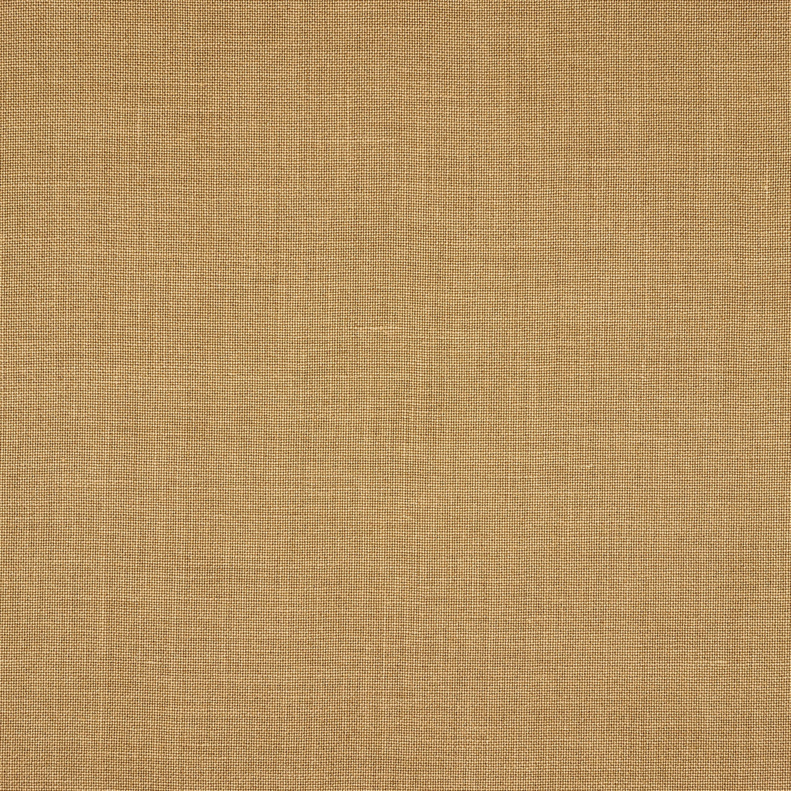 Muted ochre plain linen swatch with a fine, even woven texture