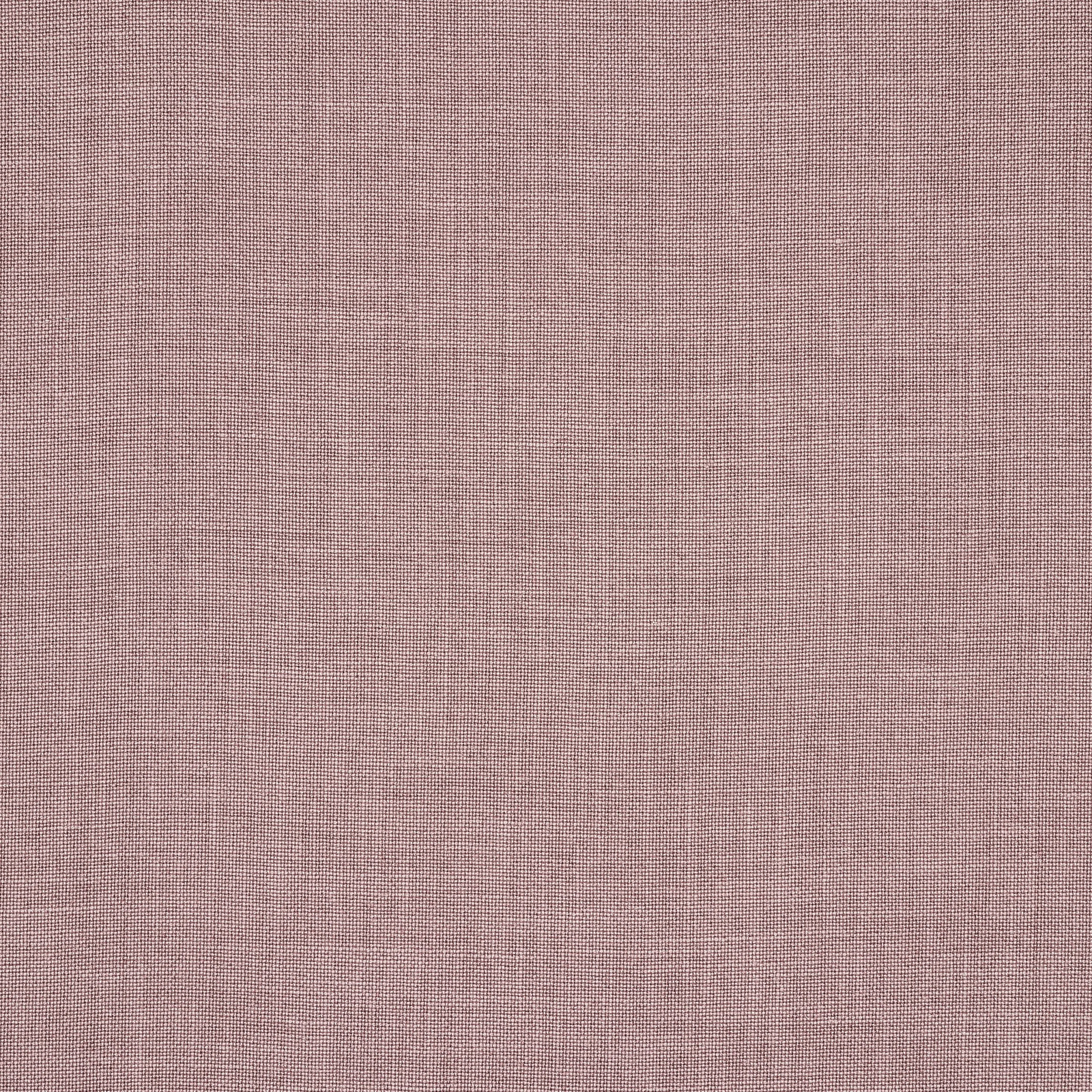 Dusty petal pink linen plain weave fabric with a matte, natural texture