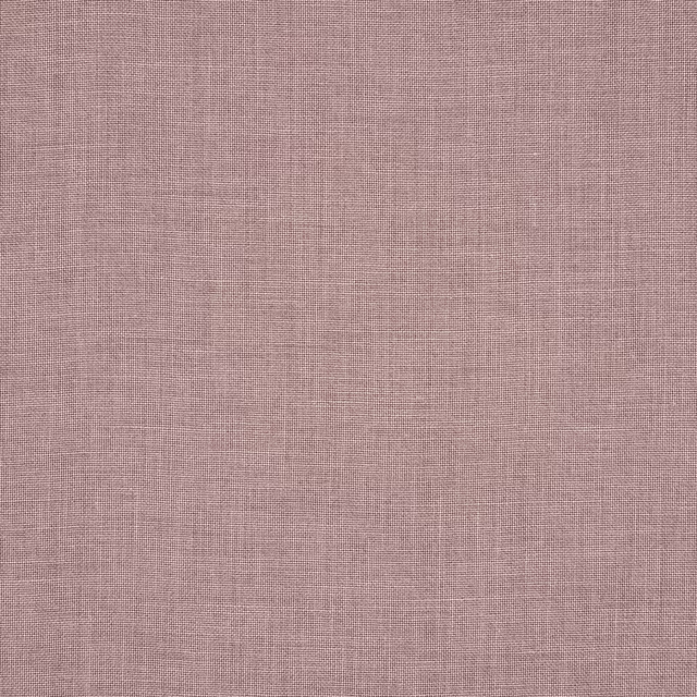 Dusty petal pink linen plain weave fabric with a matte, natural texture