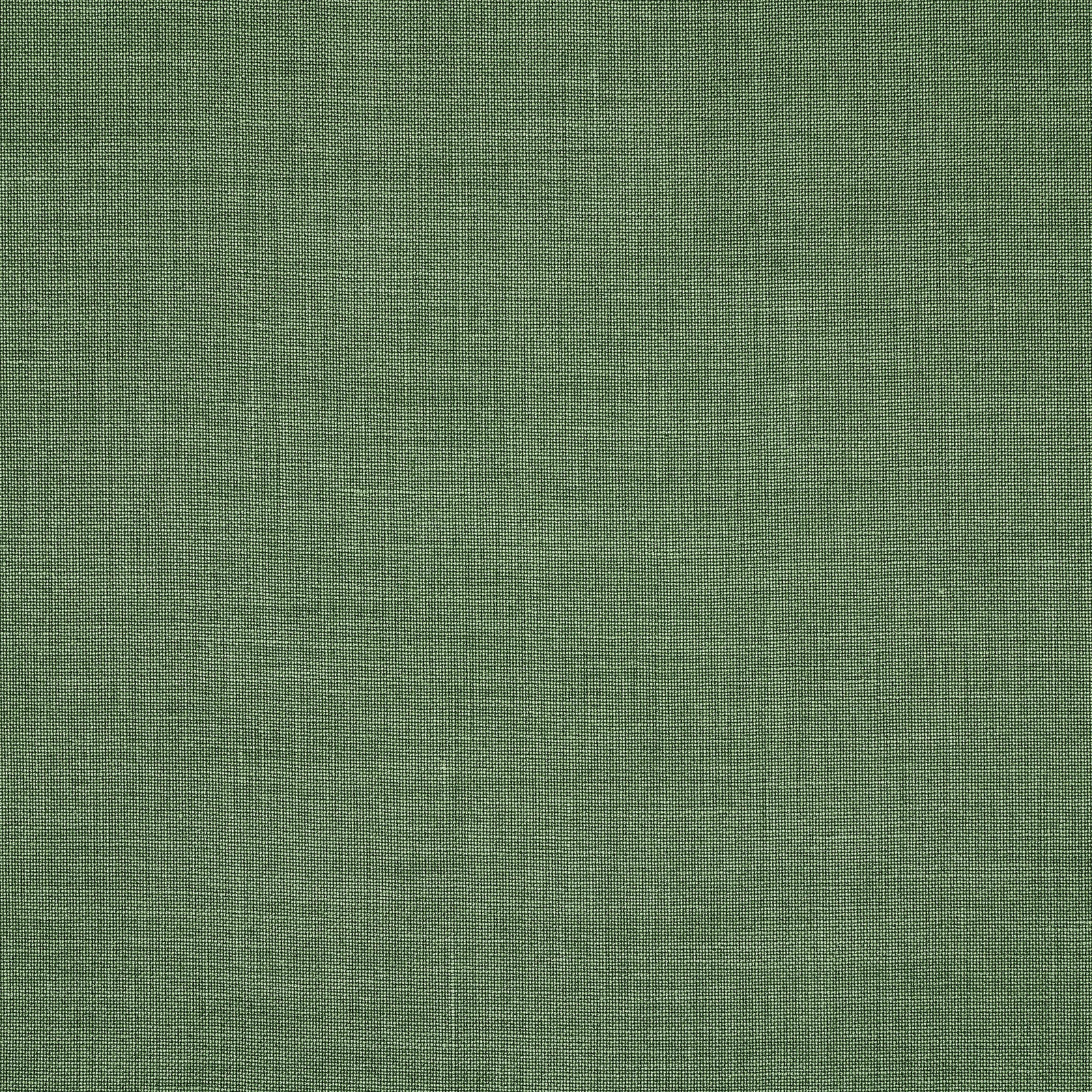 Close-up of soft sage green linen fabric with a fine plain weave