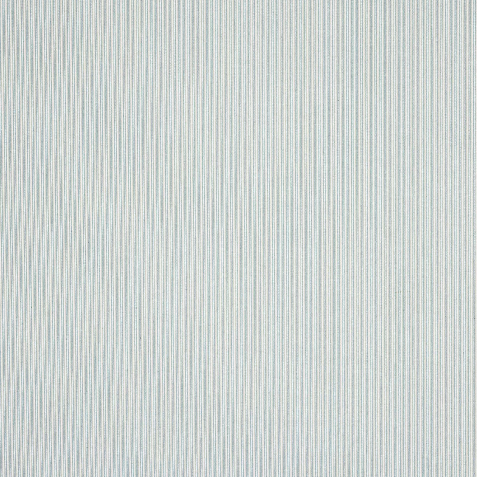 Pale aqua pinstripe fabric with fine vertical woven lines