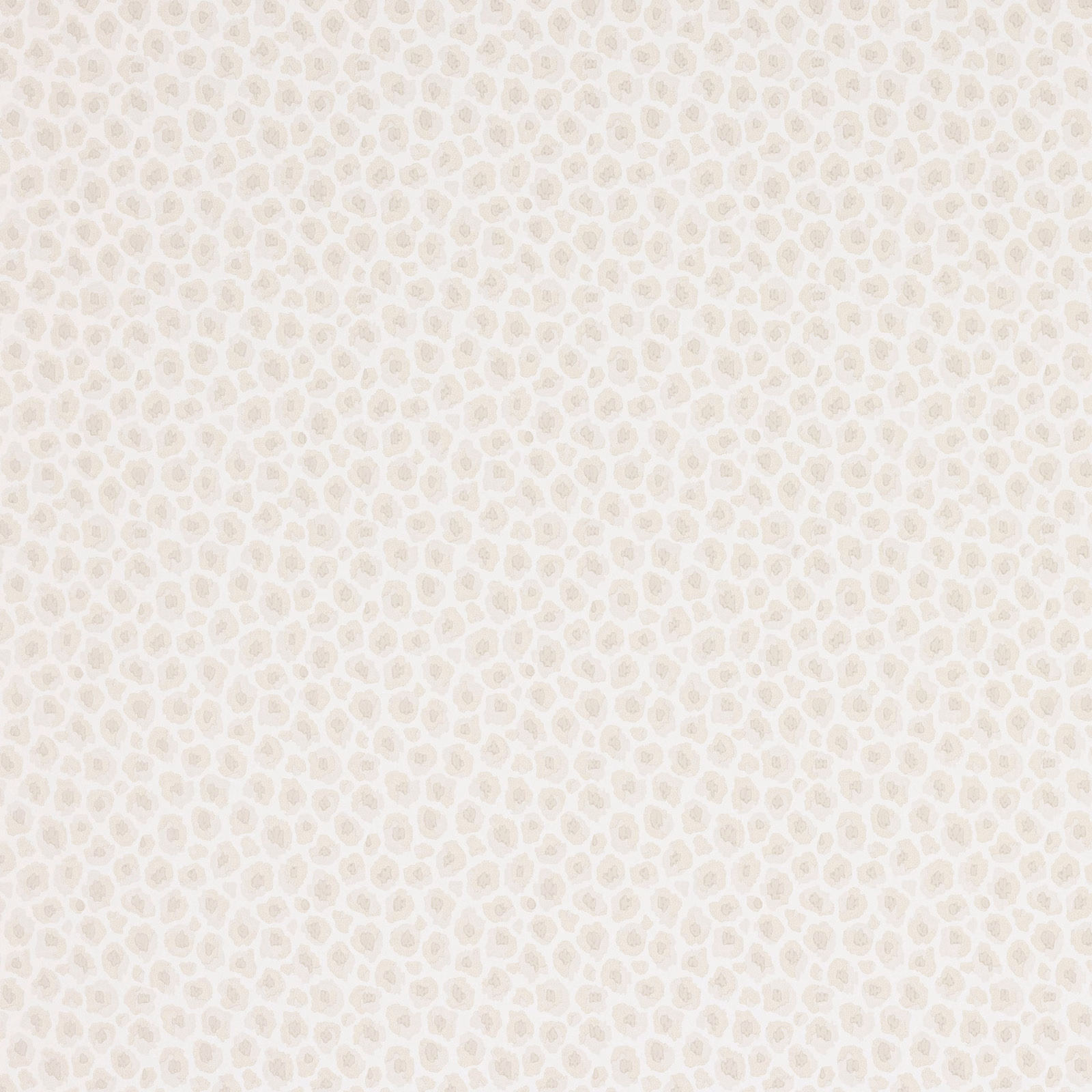 Ivory wallpaper with a dense small-scale beige rounded motif and soft tonal contrast