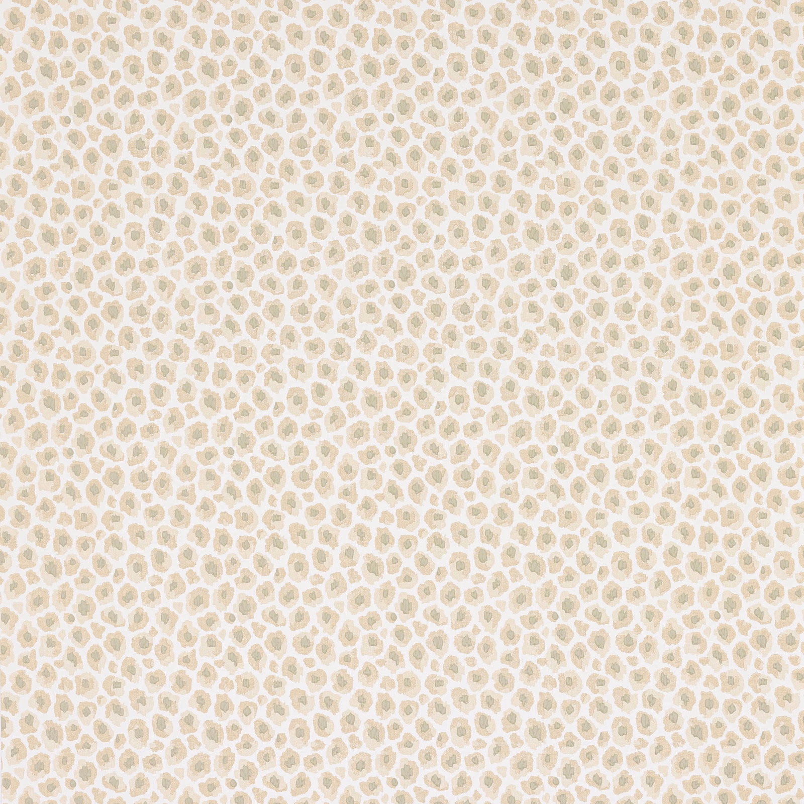 Pale taupe pebble-like motifs repeating across an ivory non-woven wallpaper ground