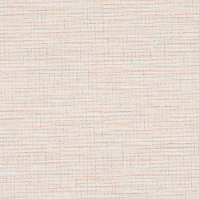 Pale pink wallpaper with fine ivory crosshatch lines and softly mottled texture