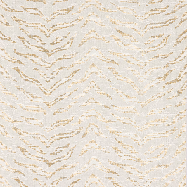 Warm ivory wallpaper with irregular beige abstract bands in a soft layered pattern