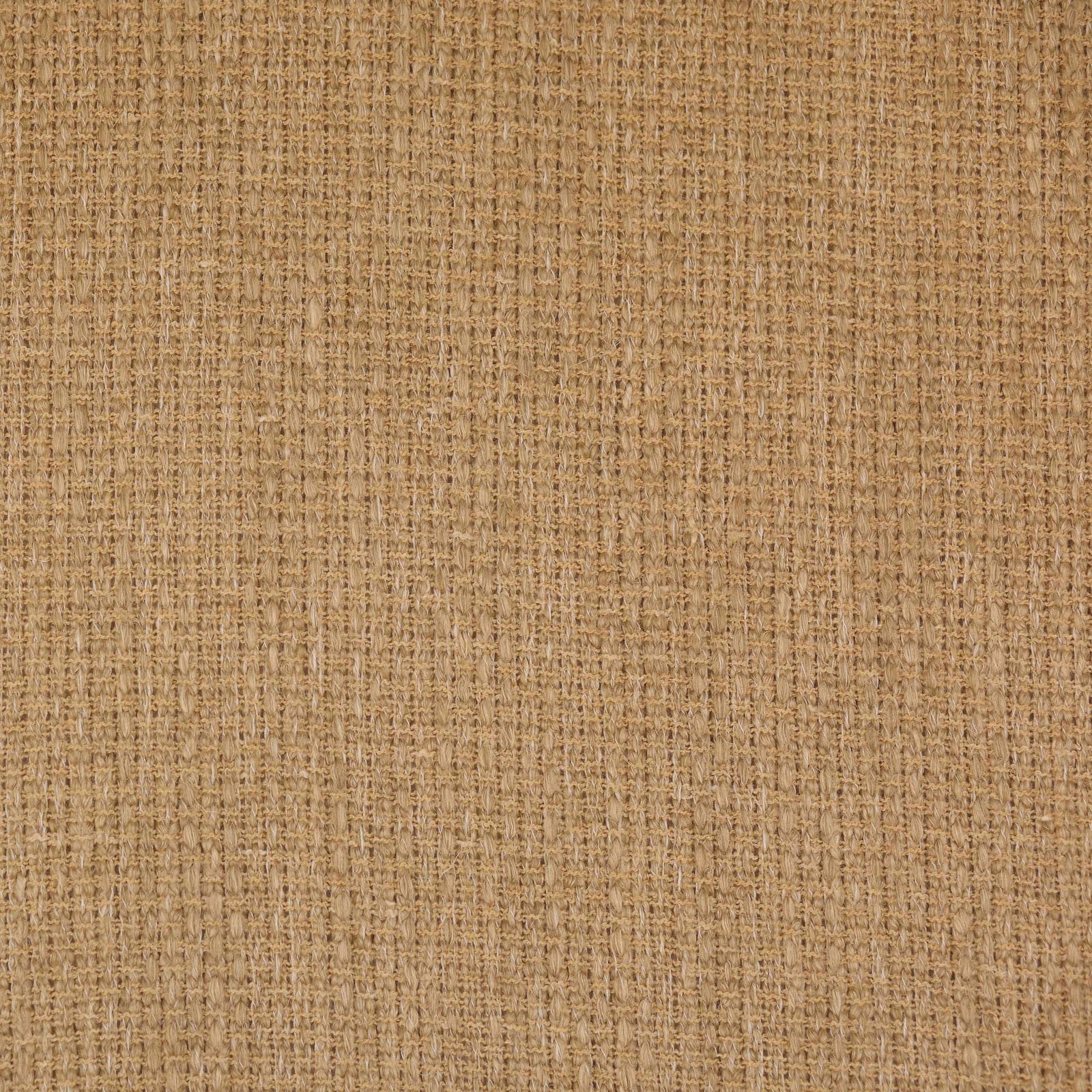 Warm honey-gold open weave fabric with a softly heathered texture