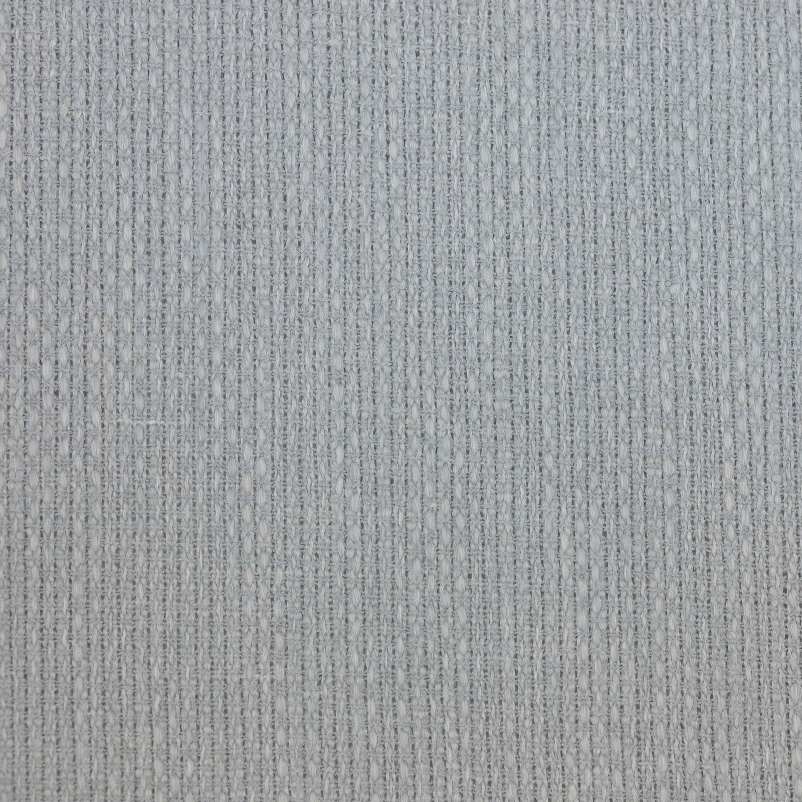 Pale sea-glass blue woven fabric with fine vertical ribbed texture