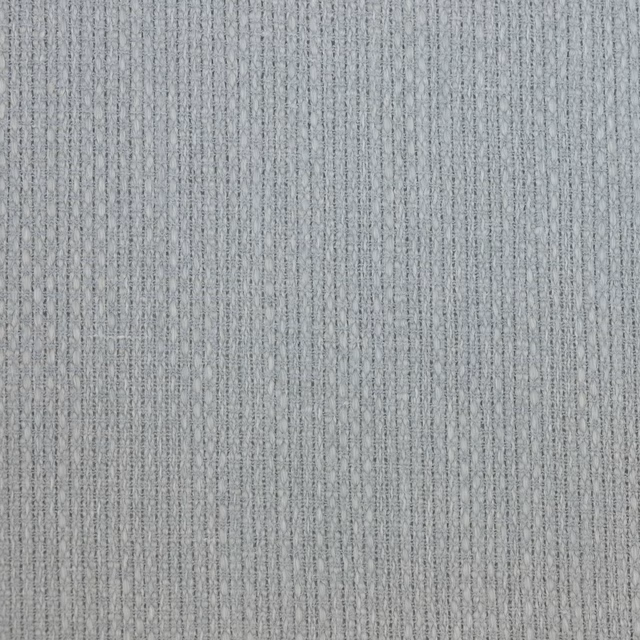 Pale sea-glass blue woven fabric with fine vertical ribbed texture