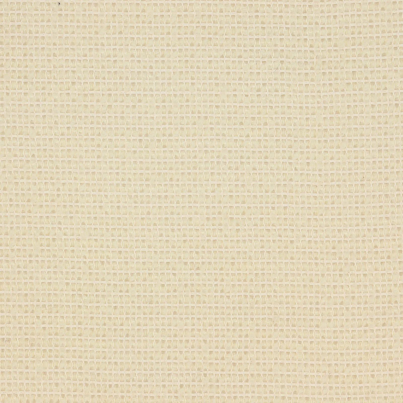 Pale bone cream woven fabric swatch with fine textured grid