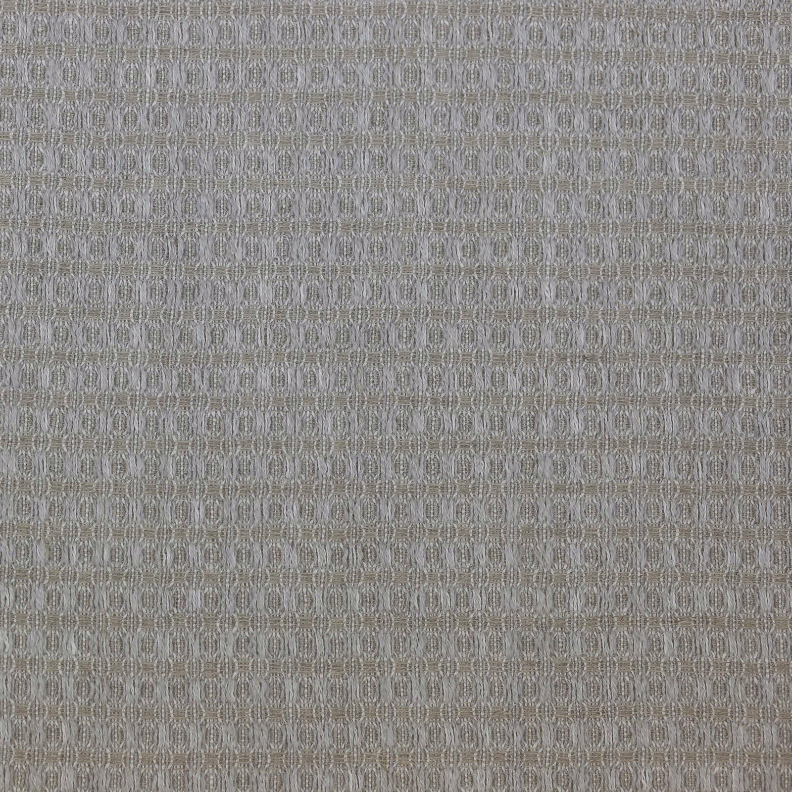 Close-up of a soft icy blue woven fabric with fine small-scale texture