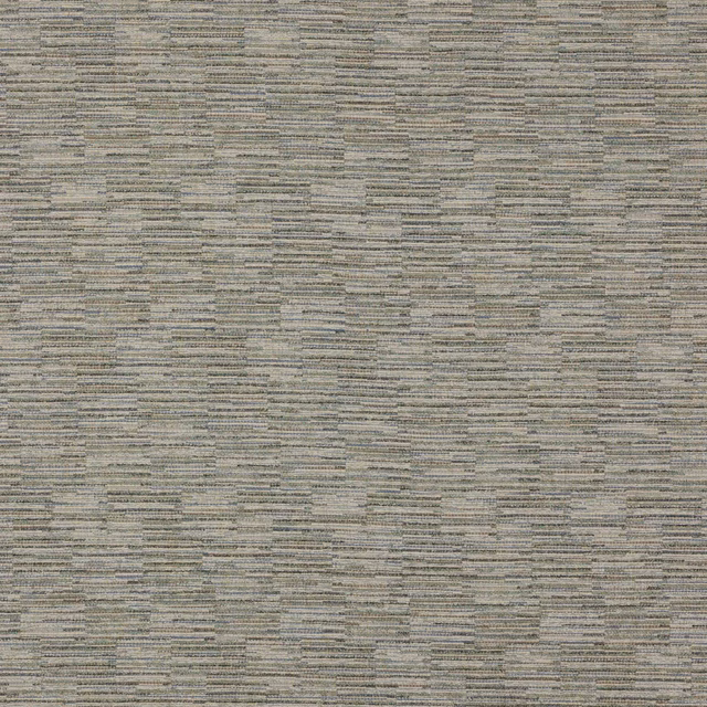 Close-up of Carbery Aqua woven fabric with fine horizontal striations in soft aqua grey