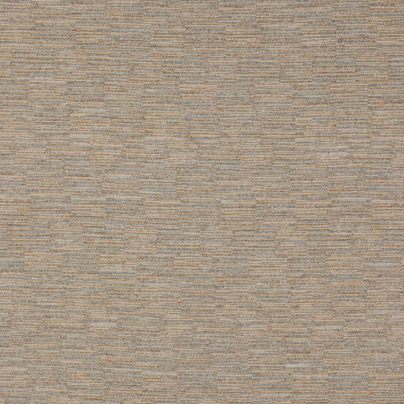 Close-up of warm beige woven fabric with fine horizontal striations