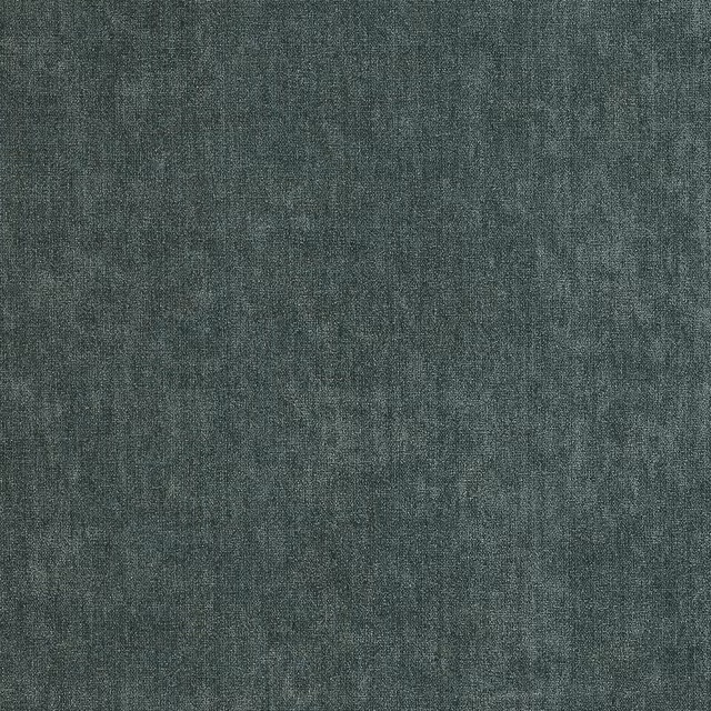 Muted deep teal plain fabric with a fine woven texture