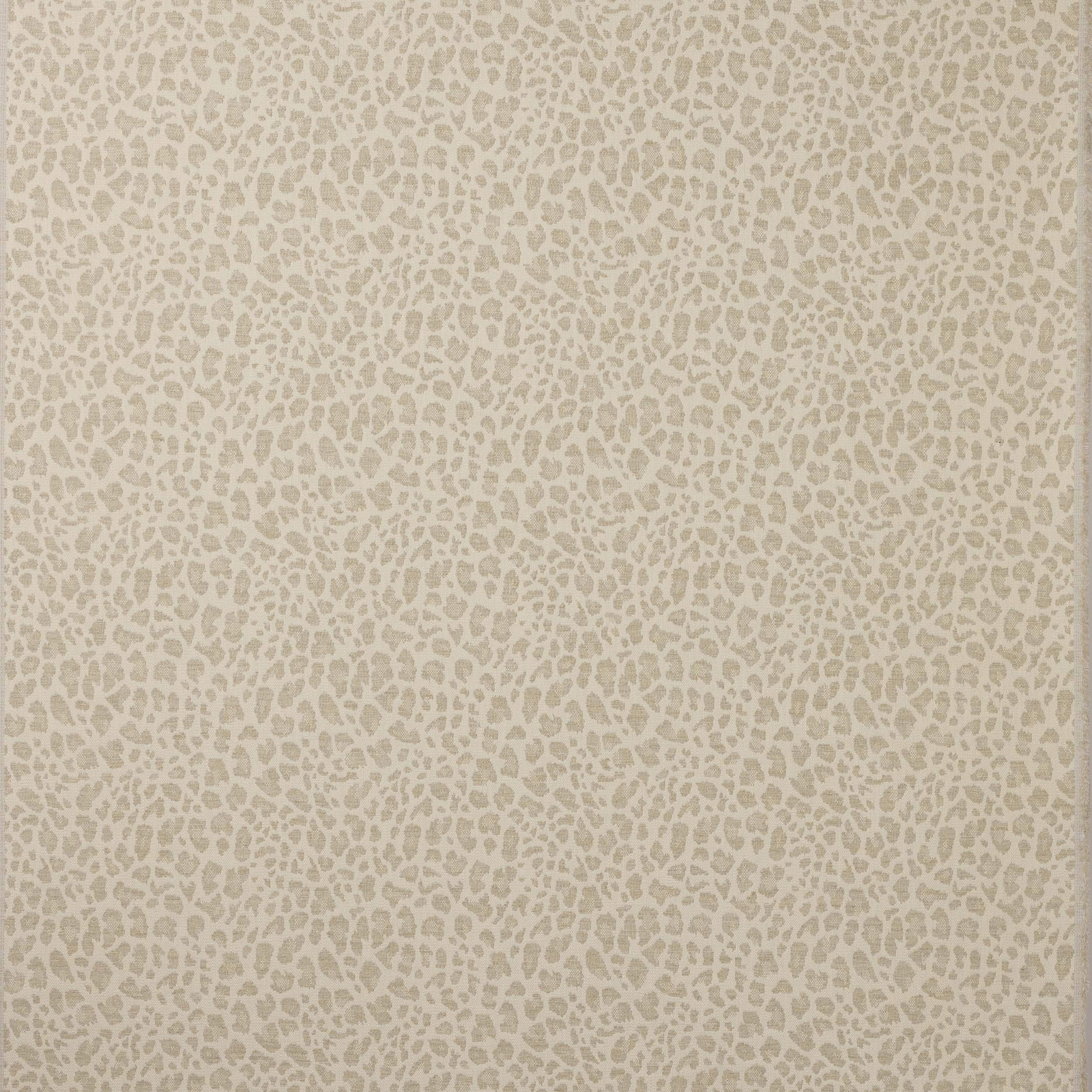 Pale silver-cream animal pattern fabric with tiny mottled spots